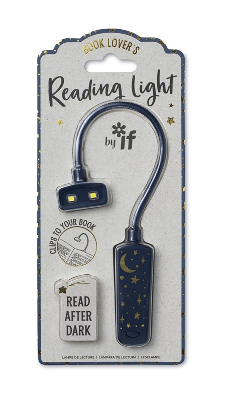 "Book Lover's Reading Light - Moon & Stars"