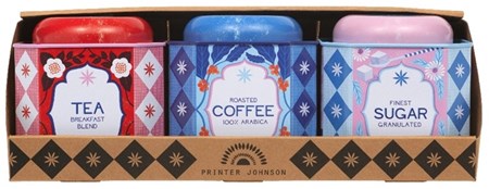 "Printer Johnson - Kitchen" Set of 3 Caddies