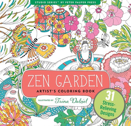 "Zen Garden" Artis's Coloring Books